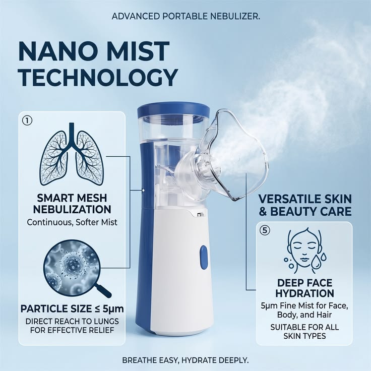 Portable Mesh Nebulizer