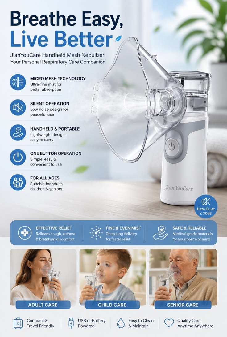 Portable Mesh Nebulizer