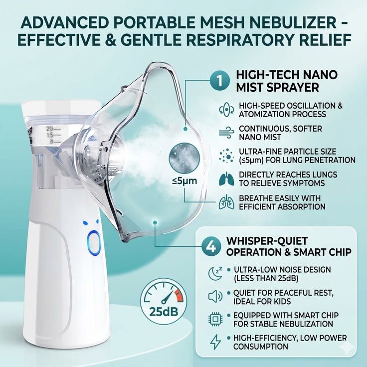 Portable Mesh Nebulizer